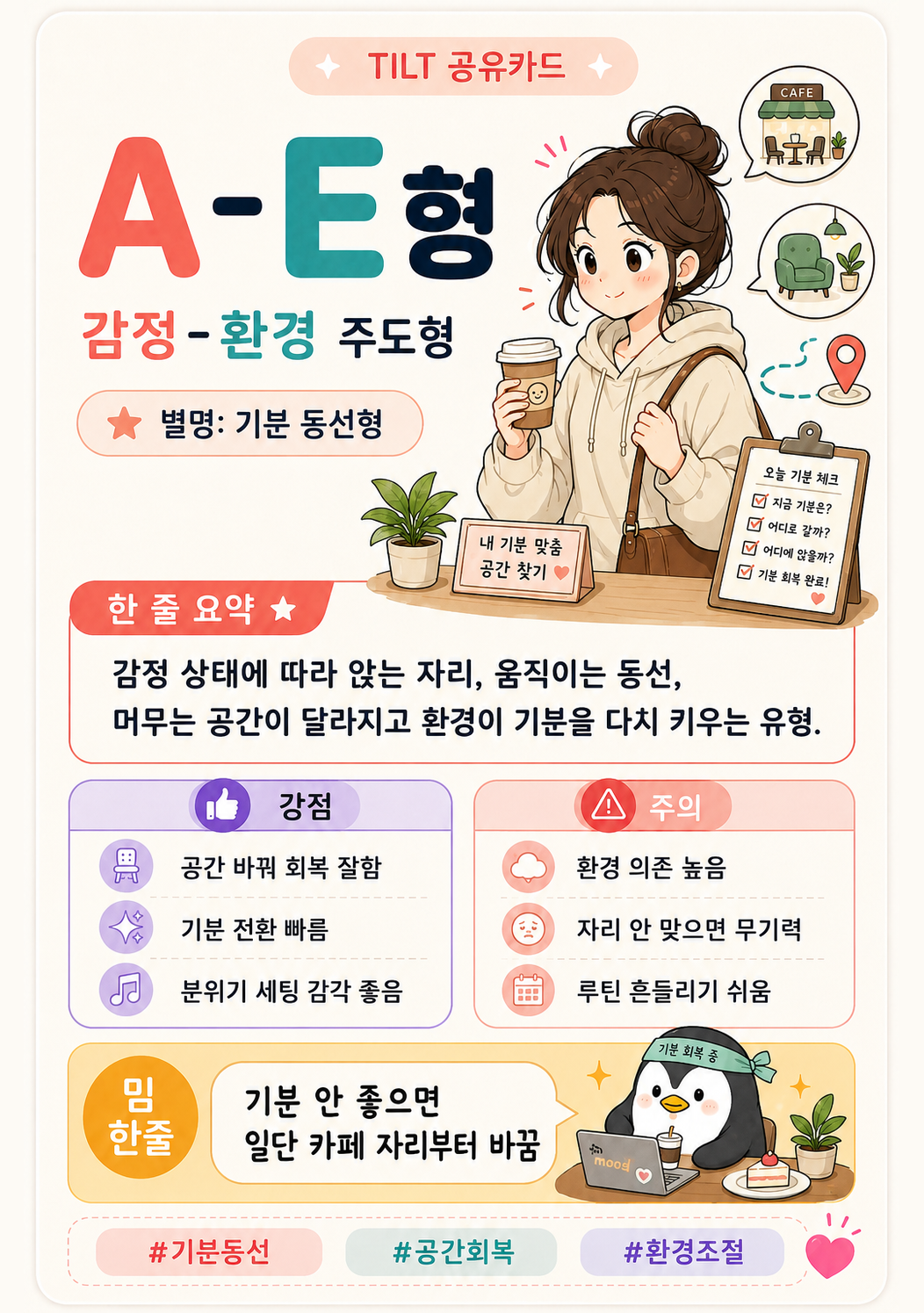 감정-환경형 결과 카드